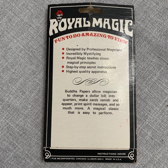 Vintage Royal Magic Buddha Money Mystery Trick For Professional Magicians - Picture 2 of 3